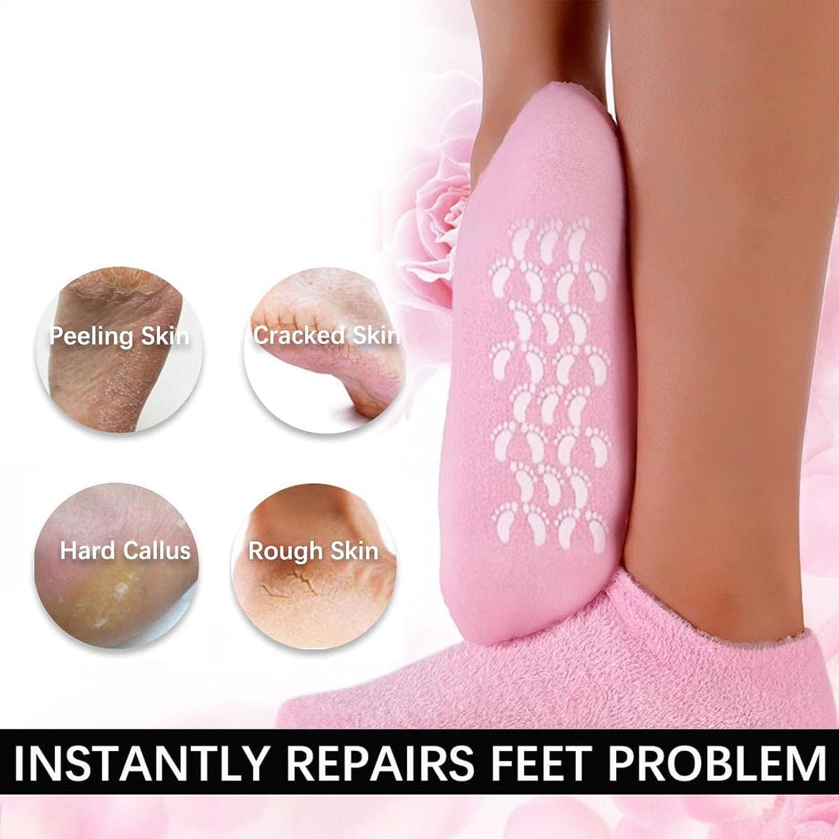 Foot Spa Pedicure Silicone Socks For Men & Women (Pack of 2) - My Fashion Sell
