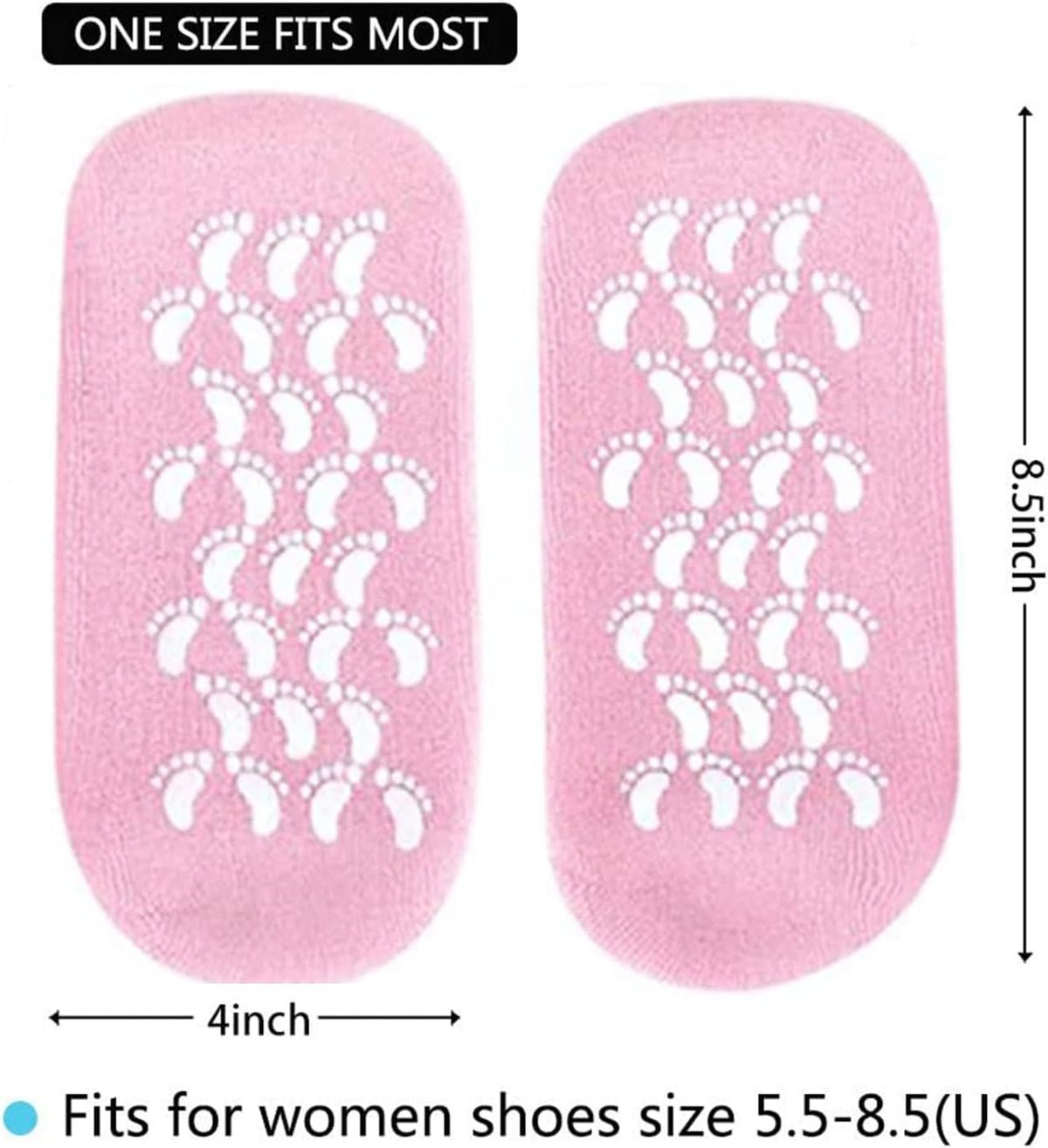 Foot Spa Pedicure Silicone Socks For Men & Women (Pack of 2) - My Fashion Sell