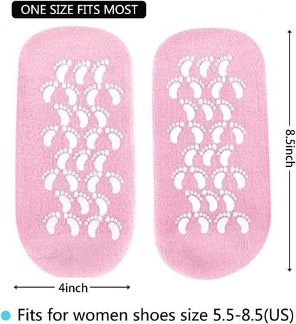 Foot Spa Pedicure Silicone Socks For Men & Women (Pack of 2) - My Fashion Sell