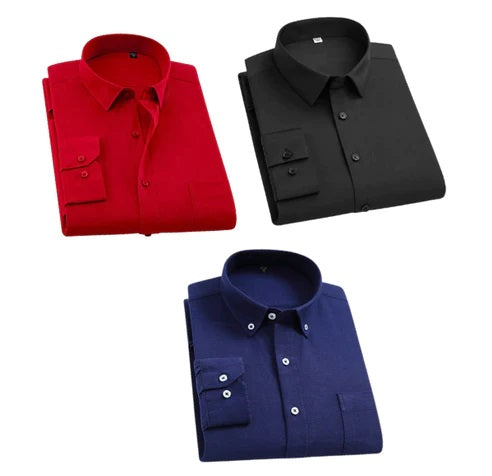 Full Sleeve Shirt(pack of 3) SourceInfi
