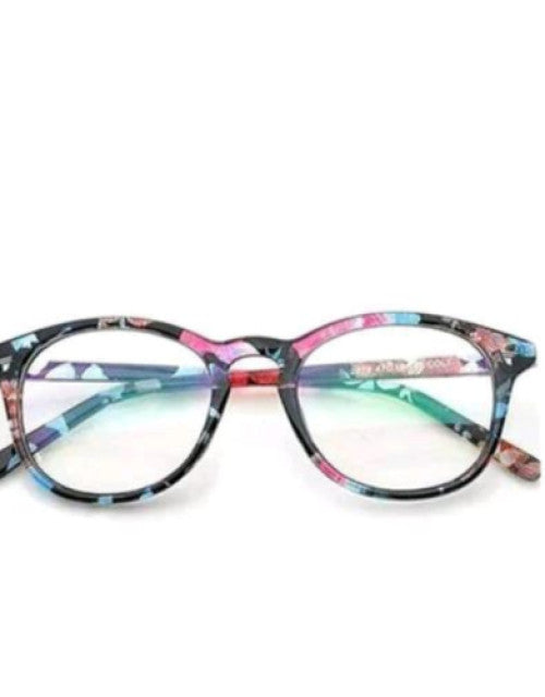 Full Rim Oval Blue Cut Frame For Men & Women  (54 mm) Dropdash