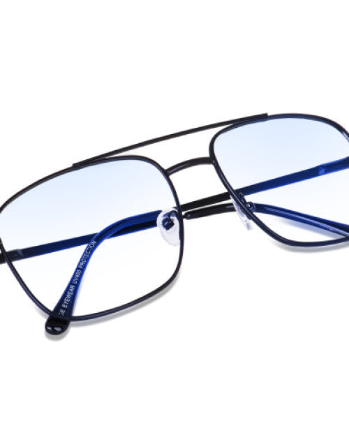 Full Rim Square Anti Glare & Blue Cut Computer Glass For Men & Women  (52 mm) Dropdash
