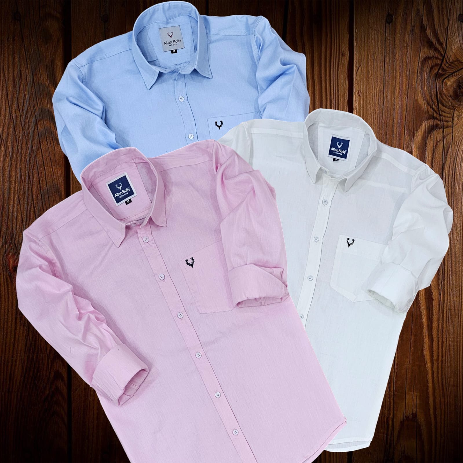 Full Sleeves Solid Shirt for Men (Multicolor, M) - My Fashion Sell