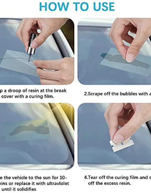 Glass Nano Repair Fluid for Car and Phone Screen ( Pack Of 2 ) Dropdash