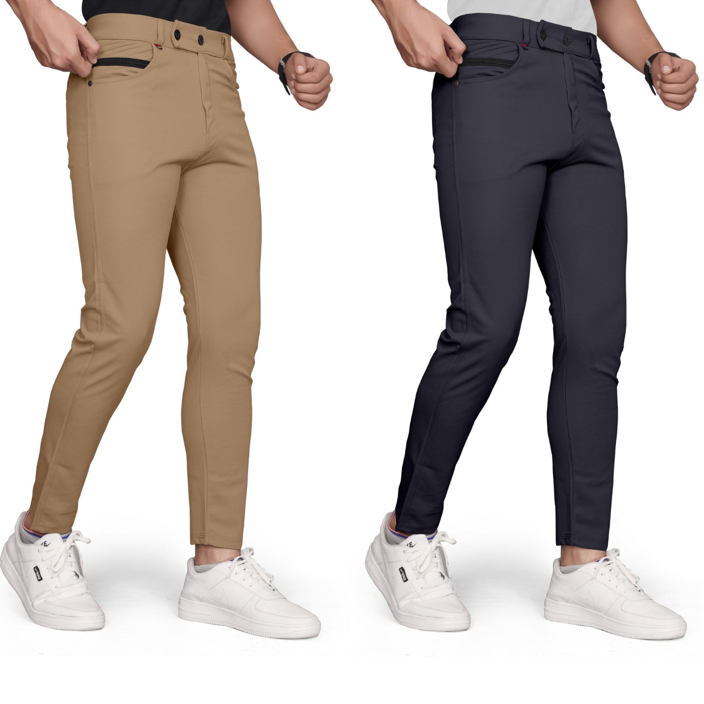 Fit Casual Trouser Pants (set of 2) SourceInfi