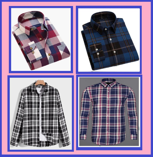 Full Sleeve Shirt(pack of 4) SourceInfi