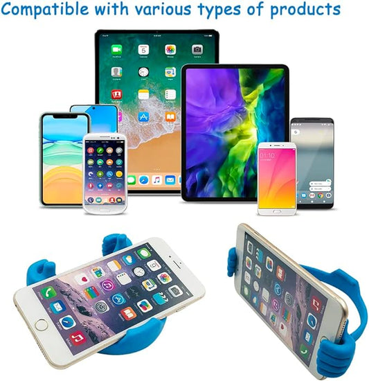 Cell Phone Stands, Adjustable Flexible Silicone Cellphone Tablet Stand ( Pack of 2 ) SourceInfi
