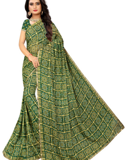 BANDHNI SAREE GREE Dropdash