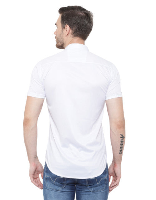 Men Regular Fit Printed, Self Design, Solid Spread Collar Casual Shirt Dropdash