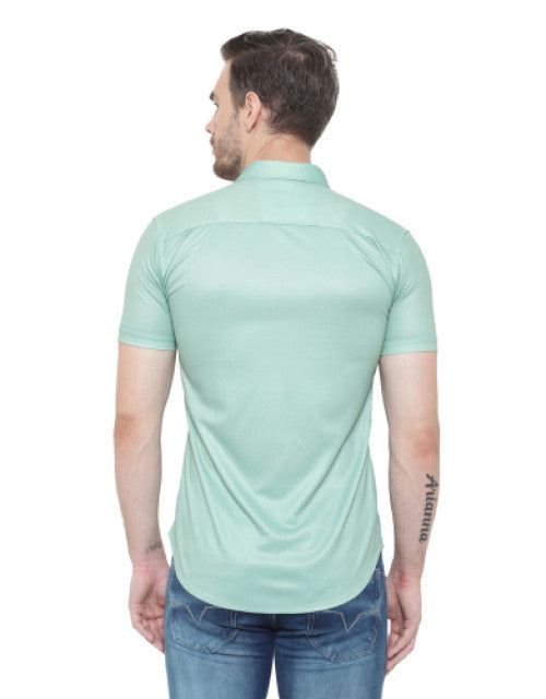 Men Regular, Super Slim Fit Graphic Print Slim Collar Casual Shirt Dropdash
