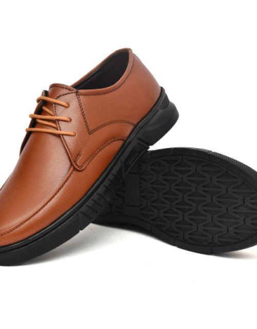 Men's Elegant Vintage Woven Leather Lace up Derby Formal Shoe Dropdash