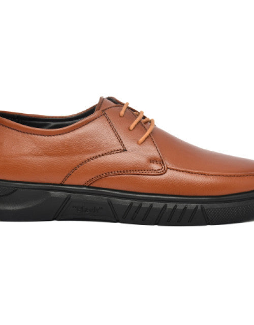 Men's Elegant Vintage Woven Leather Lace up Derby Formal Shoe Dropdash