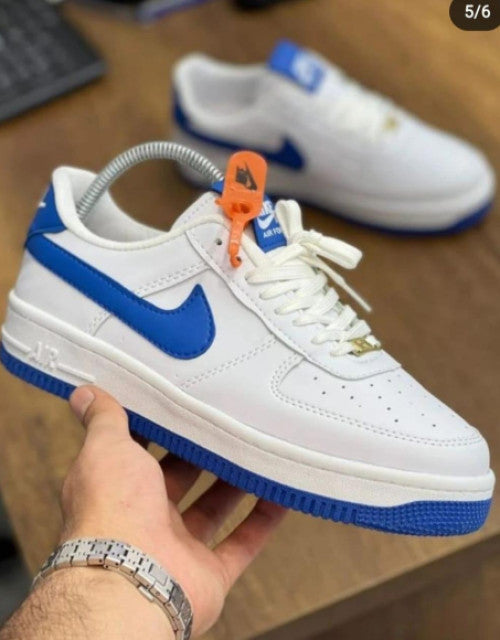 Men's Sneakers (White & Blue) Dropdash