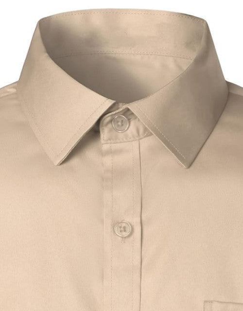 Men's Stylish Casual Business Slim Fit Long Sleeve Shirt with Pocket Dropdash