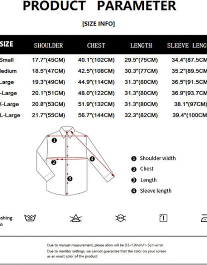 Men's Urban Stylish Slim Fit Long Sleeve Dress Shirt with Pocket Dropdash