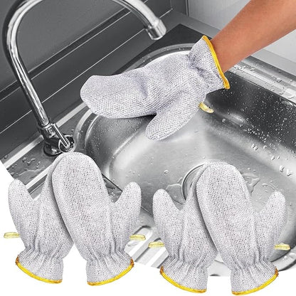 Multipurpose Steel Gloves for Dishwashing | Utensil Scrubber and Scrubber | Hand Gloves for Tough Cleaning - My Fashion Sell