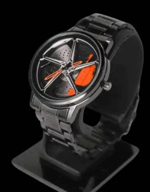 Mustang Wheel Watch Spinning Analog Watch - For Men Dropdash