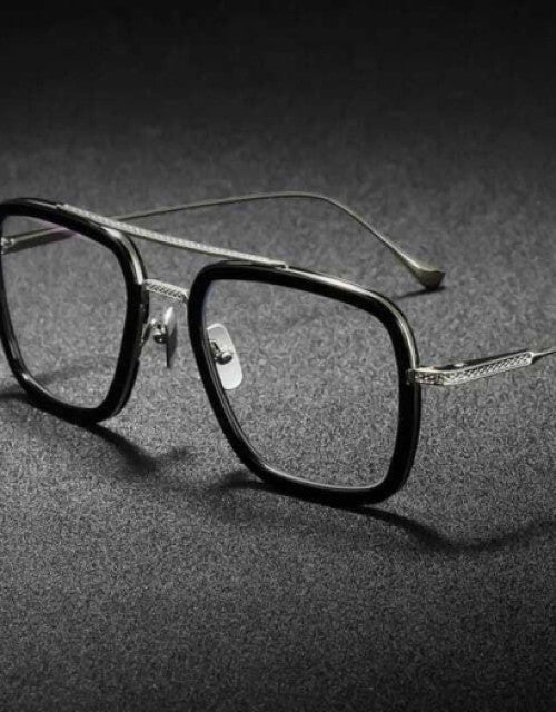 Night Vision, Retro Square, Rectangular Sunglasses (Free Size)  (For Men & Women, Clear) Dropdash