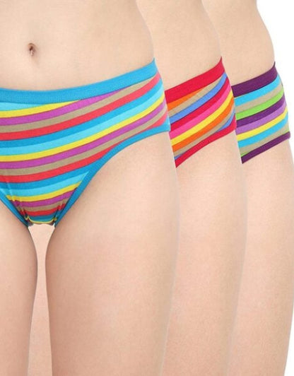 Pack of 3 Striped Panties Dropdash