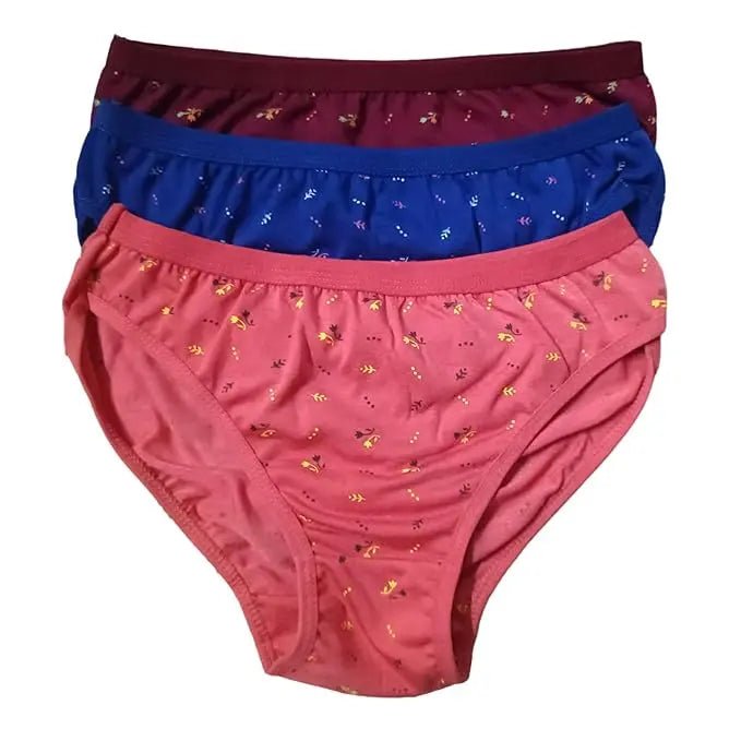 Pack of 3 Women Hipster Multicolor Panty - My Fashion Sell