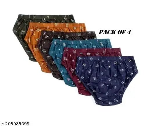Pack of 4 Women Hipster Multicolor Panty - My Fashion Sell