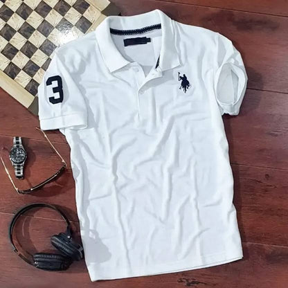 Polo Neck T-Shirt for Men (Multicolor, M) - My Fashion Sell