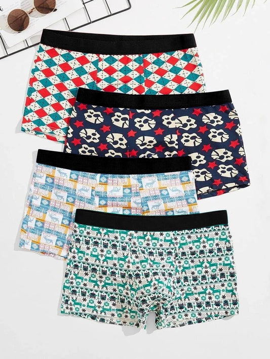 Printed Cotton Lycra Underwear for Men - My Fashion Sell