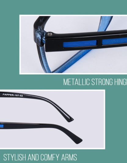 Rectangle Spectacle Frame For Men Dropdash