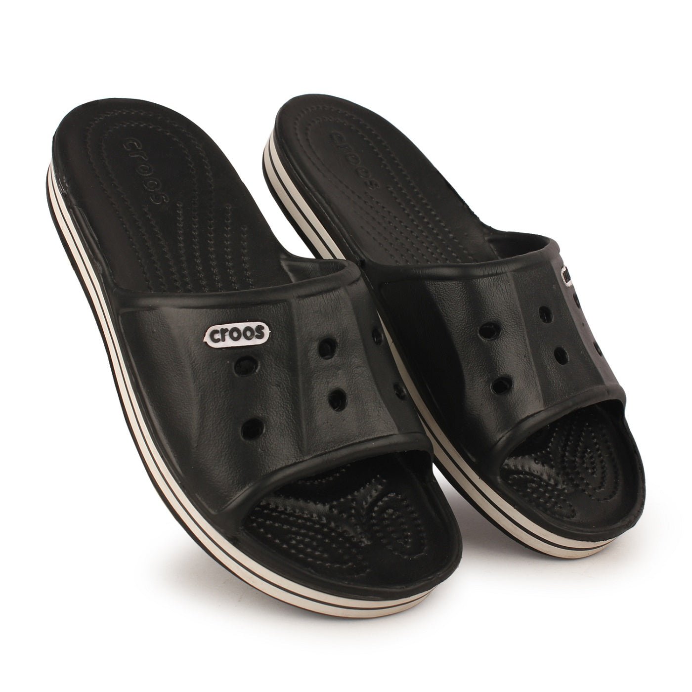 Richale Black Slider For Men - My Fashion Sell