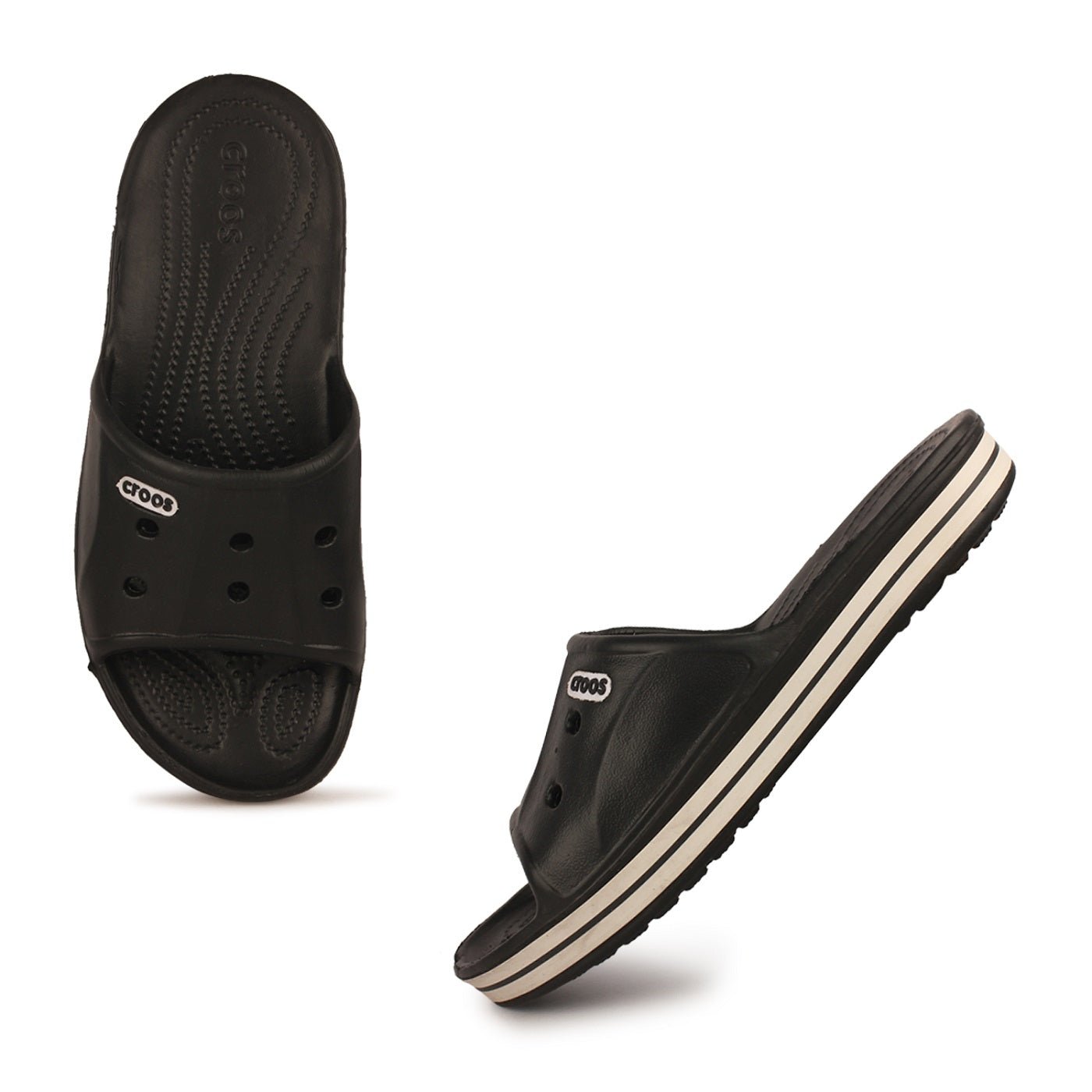 Richale Black Slider For Men - My Fashion Sell