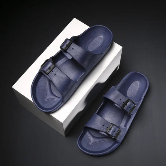 Richale Stylist Navy Blue Slider For Men - My Fashion Sell