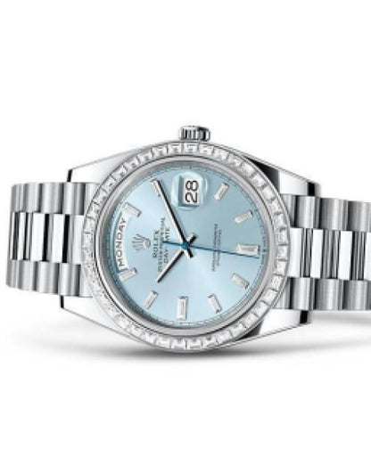 Rolex Day Date Ice Blue Dropdash