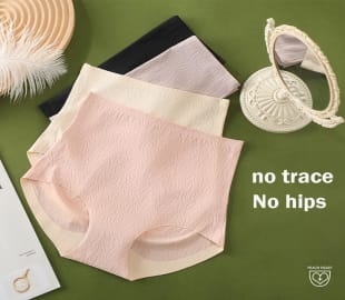 Seamless High Waist Butt Lift Panties (Pack Of 3) - My Fashion Sell