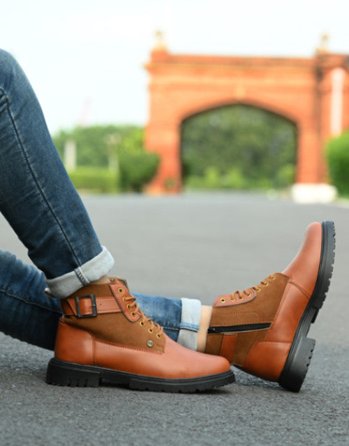 Synthetic Leather Lightweight Boot Article 1075 Dropdash