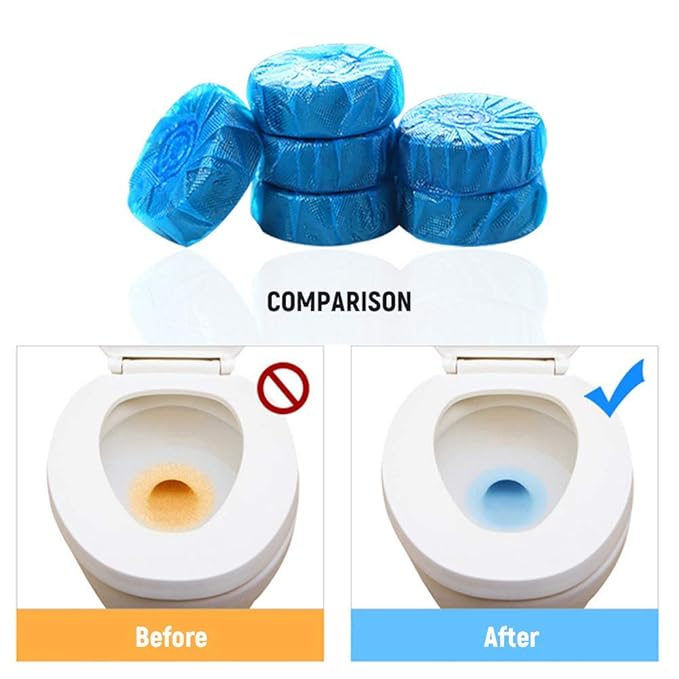Toilet Detergent Toilet Bowl Cleaners Toilet Cleaning Tablets Toilet Deodorizer Bathroom Cleaners 10PCS - My Fashion Sell
