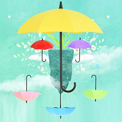 Umbrella Key Holder Drop Style Clothes Key Hat Multipurpose Wall Hanger Hooks Holder (Pack of 3) - My Fashion Sell