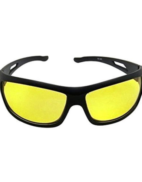 UV Protection Wrap Around Night Drive Unisex Sunglasses Dropdash
