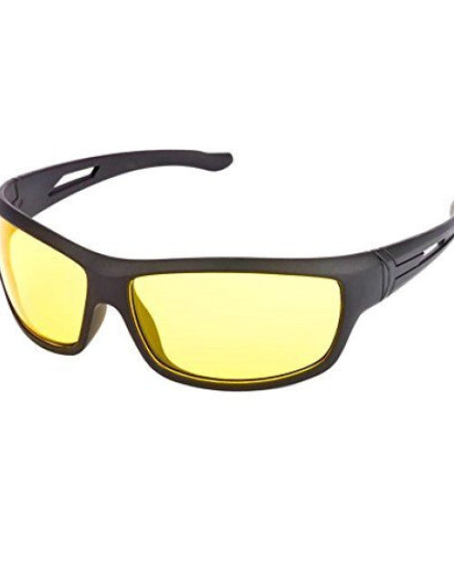 UV Protection Wrap Around Night Drive Unisex Sunglasses Dropdash