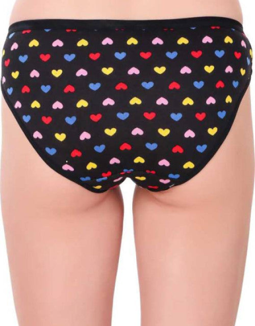 Women Cotton Silk Hipster Multicolor Panties Combo -100% Cotton ( Pack of 3 ) Dropdash