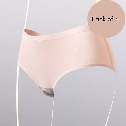 Womens Leak Proof Panties Personal Care (Pack of 4) - My Fashion Sell