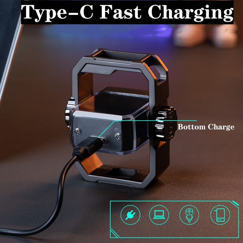 082c5e08-6c1b-44b6-bb80-e3044641cc7b New Pulse Lighter Double Arc Outdoor Windproof Type-C Charging Electric My Store