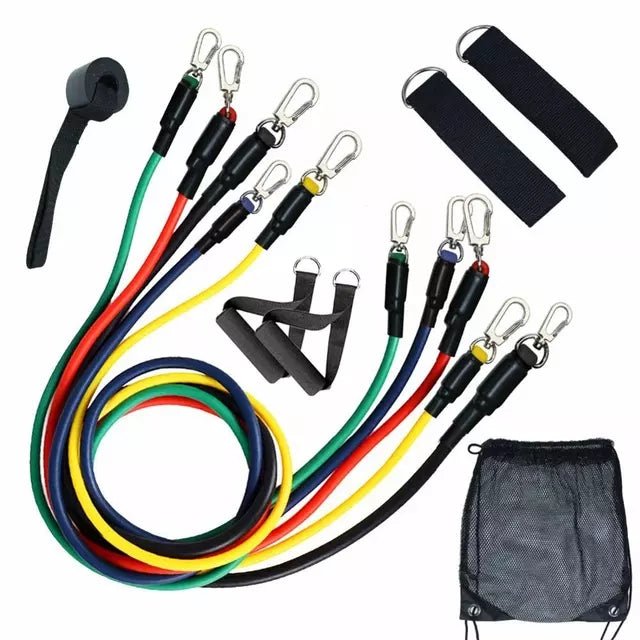 11-pis-gym-power-resistance-band-set-629147 11 Pis Gym Power Resistance Band Set - My Fashion Sell
