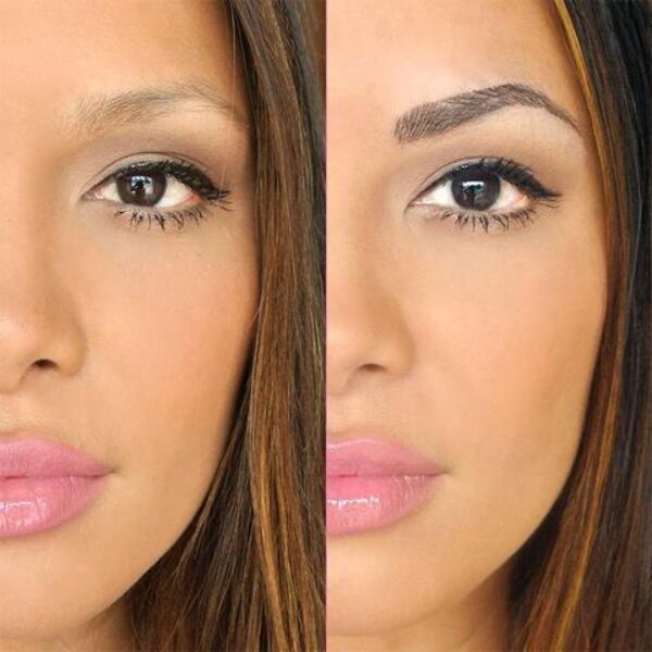 Eye Brow Tint Fork Tip Eyebrow Tattoo Pencil