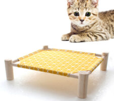 Removable And Washable Solid Wood Pet Dog Bed