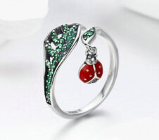 New Personality Chafer Jewelry Ladybug Ring