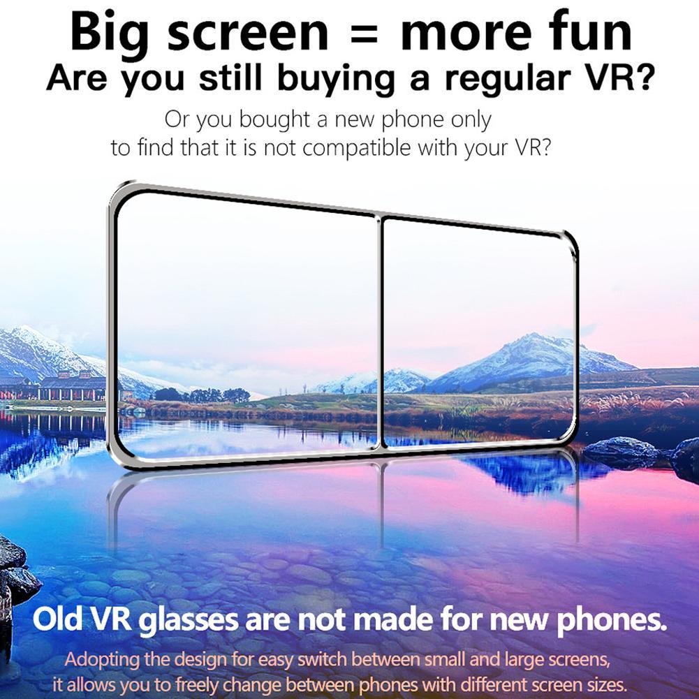 1620359270259 VR Helmet 3D Glasses Virtual Reality Support 0-800 Myopia For Smartphone Smart Phone Headset My Store