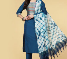 Women Party Wear Kurti Pant With Dupatta Set