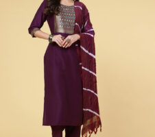 Women Party Wear Kurti Pant With Dupatta Set