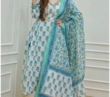 Floral Printed wear Kurti With Bottom Dupatta set