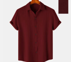 Men Casual Wear Cotton Structured Shirt